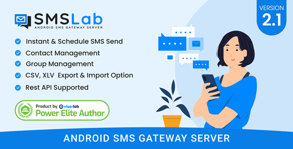 SMSLab - Android Based SMS Gateway Server